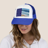 Casquette Citation De Motivation De Plage : Comme Les Vagues (En situation)