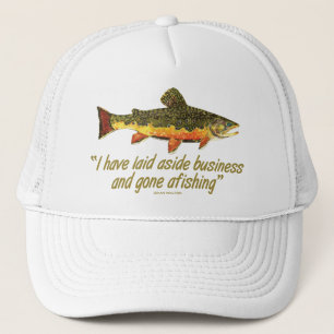 Casquette Citation de pêche d'Izaak Walton