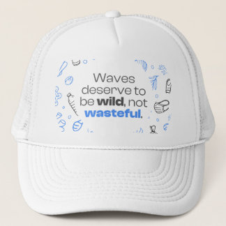 Casquette Citation de sensibilisation à la pollution de l'oc