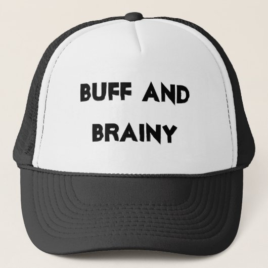 Casquette Citation Drôle Buff et Intelligent (Devant)