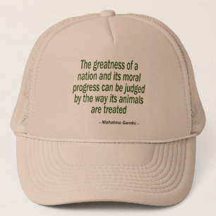 Casquette Citation du Mahatma Gandhi