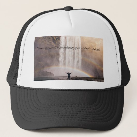 Casquette Citation sur la connaissance de soi - Cap (Devant)