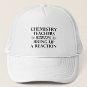 Casquette Citations amusantes à propos de professeur de chim (Devant)