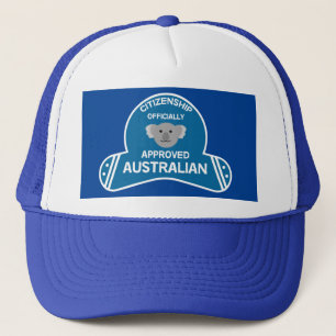 Casquette Citoyenneté australienne   Aussie Citoyen à deux t