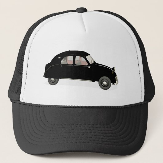 Casquette Citroen noir 2CV (Devant)