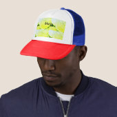 Casquette Citron vert jaune simple ajouter un nom minimal pe (En situation)