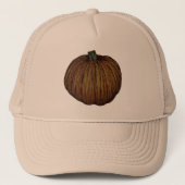 Casquette Citrouille automne (Devant)
