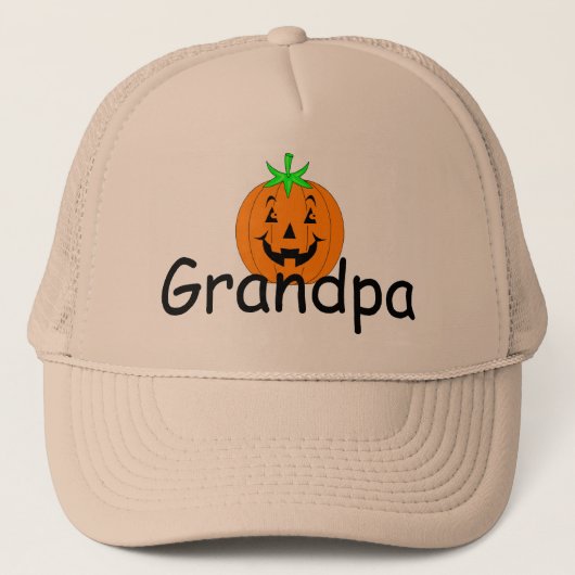 Casquette Citrouille de grand-papa (Devant)