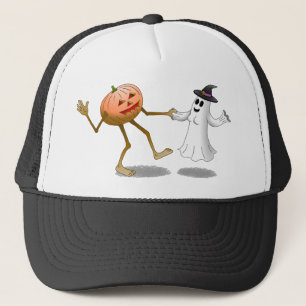 Casquette Citrouille et fantôme dansants Halloween
