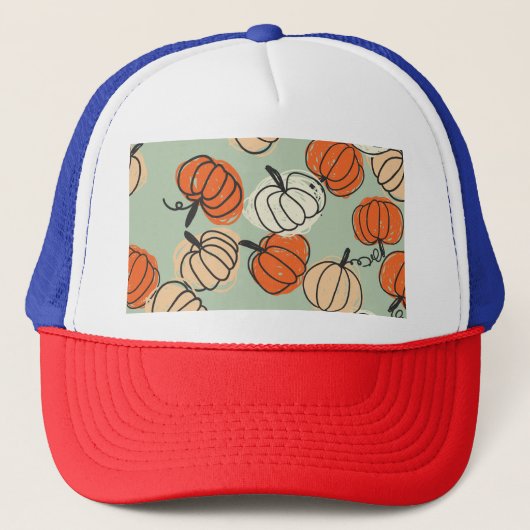Casquette Citrouille : Merci motif sans soucis. (Devant)