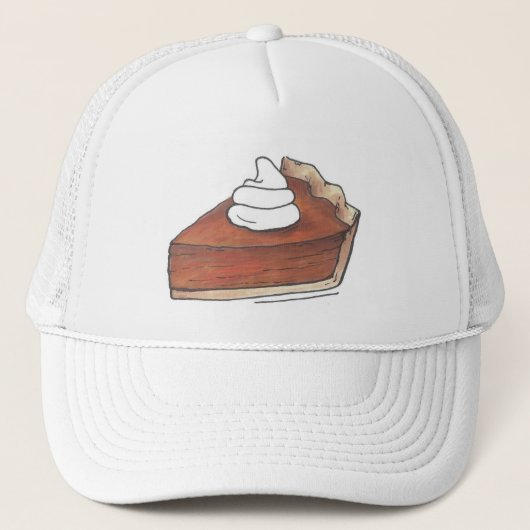 Casquette Citrouille Pie Slice Thanksgiving Dessert Boulange (Devant)