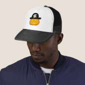 Casquette citrouille pirate (En situation)