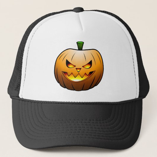 Casquette Citrouilles d'Halloween (Devant)