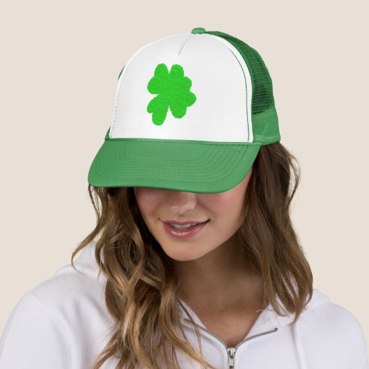 Casquette Clair shamrock chanceux trèfle St. Patrick's Day (En situation)