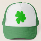 Casquette Clair shamrock chanceux trèfle St. Patrick's Day (Devant)