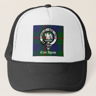 Casquette Clan Agnew Tartan Crête