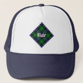 Casquette Clan Blair Tartan Trucker Chapeau (Devant)