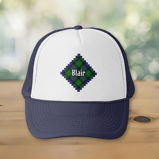 Casquette Clan Blair Tartan Trucker Chapeau