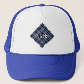 Casquette Clan Clark Tartan (Devant)