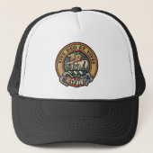 Casquette Clan Craig Crest sur Tartan Trucker Hat (Devant)
