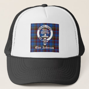 Casquette Clan écossais Anderson Crest & Tartan