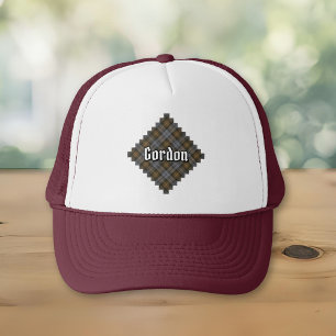 Casquette Clan Gordon Weathered Tartan Trucker