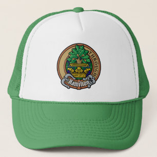 Casquette Clan Hamilton Crest sur la chasse Tartan