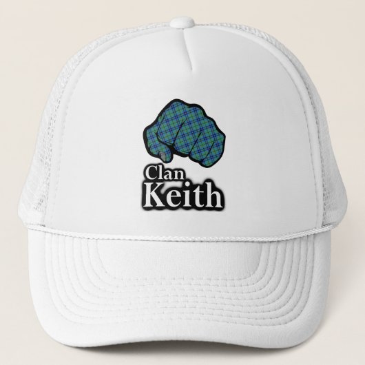 Casquette Clan Keith Scotland Fier Tartan Poing (Devant)