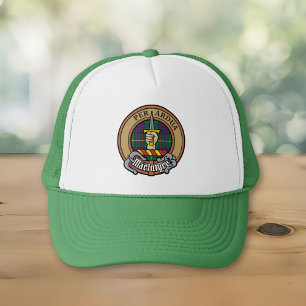 Casquette Clan MacIntyre Crest over Hunting Tartan