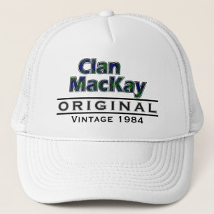 Casquette Clan MacKay Personnaliser Vintage Votre anniversai