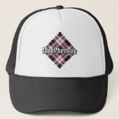 Casquette Clan MacPherson Chasse Tartan Trucker Chapeau (Devant)