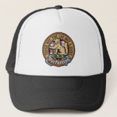 Casquette Clan MacPherson Crest sur la chasse Tartan (Devant)