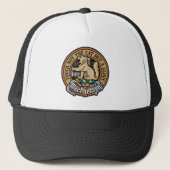 Casquette Clan MacPherson Crest sur le tatan de robe (Devant)