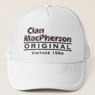 Casquette Clan MacPherson Personnaliser Vintage Votre annive