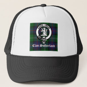 Casquette Clan Sutherland Crest & Tartan
