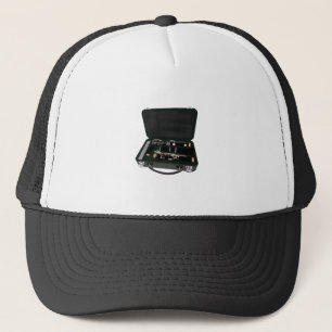 Casquette Clarinet démonté dans une valise