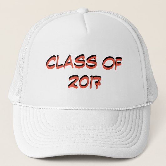 Casquette Classe de fin d'études de 2017 (Devant)