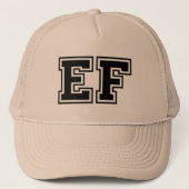 Casquette Classic 'EF' Monogram (Devant)