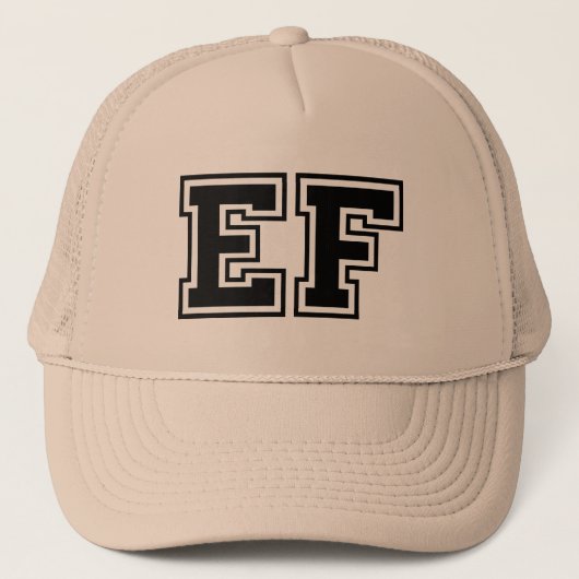 Casquette Classic 'EF' Monogram (Devant)