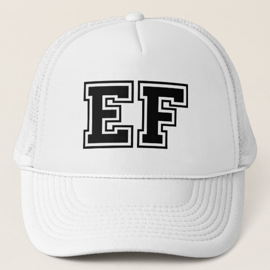 Casquette Classic 'EF' Monogram (Devant)