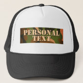 Casquette Classic Military Camo Personal Text (Devant)