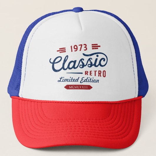Casquette Classic Retro 1973 Limited Edition | Cadeau d'anni (Devant)