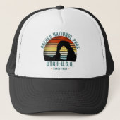 Casquette Classic Sunset over Arches Park, Utah (Devant)