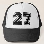 Casquette Classique du numéro 27 (Devant)