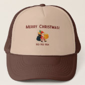 Casquette classique imprimée Tan and Brown Christm (Devant)
