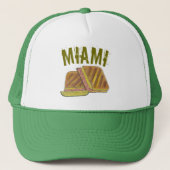 Casquette Classique Miami Cubain Sandwich Ham Porc Fromage S (Devant)
