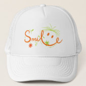 Casquette classique « Smile Brush Style Line Art » (Devant)
