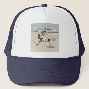 Casquette Classique Vintage Noël Enfant de neige