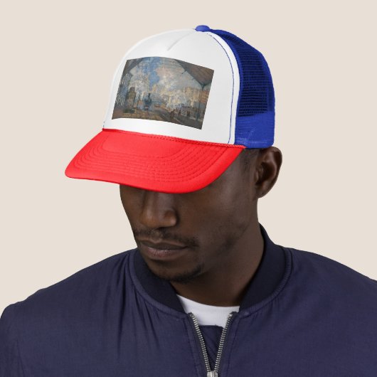 Casquette Claude Monet - Gare Saint-Lazare Vue extérieure (En situation)
