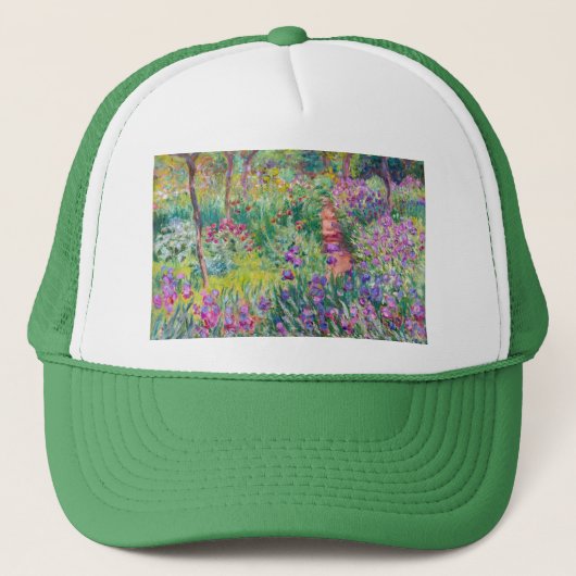 Casquette Claude Monet - Le jardin d'Iris à Giverny (Devant)